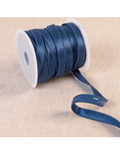 Satin non-slip elastic - Navy blue