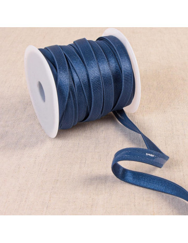 Satin non-slip elastic - Navy blue