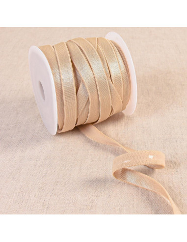 Satin anti-slip elastic - Beige