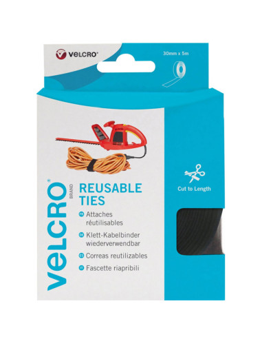 VELCRO® ONE-WRAP® Cable Ties 30mm x 5M Black