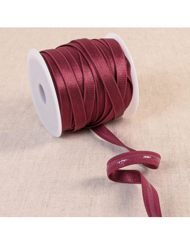 Satin anti-slip elastic - Bordeaux