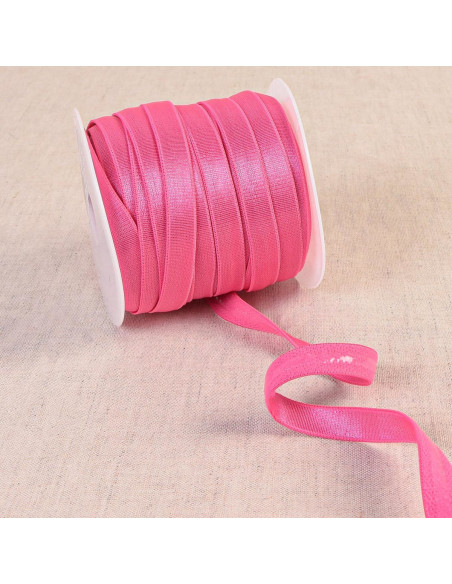 Satin anti-slip elastic - Fuchsia