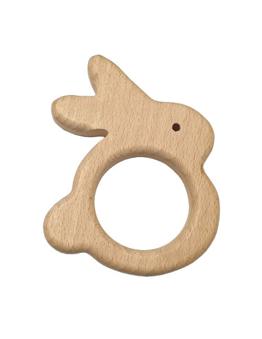Wooden teething ring - Rabbit