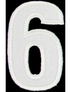 Iron-on patch number 6 or 9
