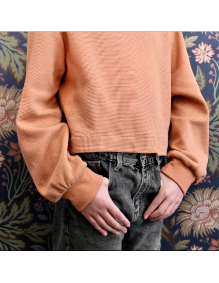 Vancouver Kids Short Sweatshirt Pattern - Ikatee
