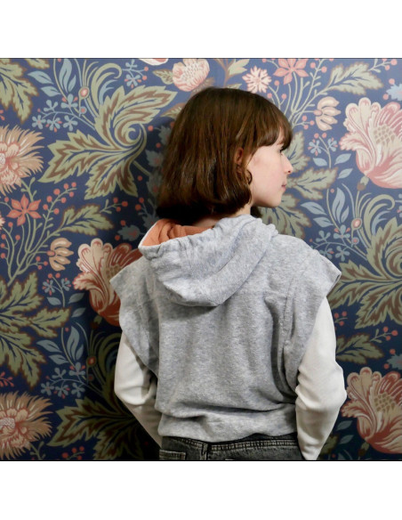 Vancouver Kids Short Sweatshirt Pattern - Ikatee
