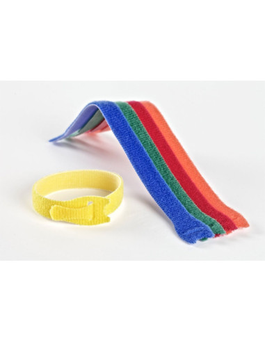 VELCRO® ONE-WRAP® Cable Ties 12mm x 20cm x 5 Multicolored