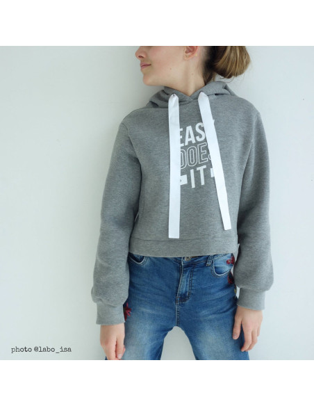 Vancouver Kids Short Sweatshirt Pattern - Ikatee