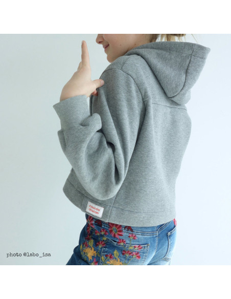 Vancouver Kids Short Sweatshirt Pattern - Ikatee