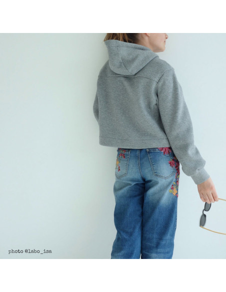 Vancouver Kids Short Sweatshirt Pattern - Ikatee