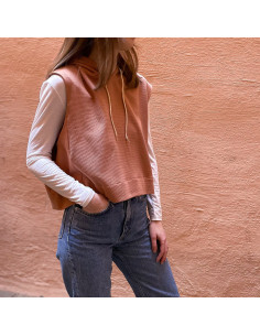 Vancouver cropped sweatshirt pattern - Ikatee