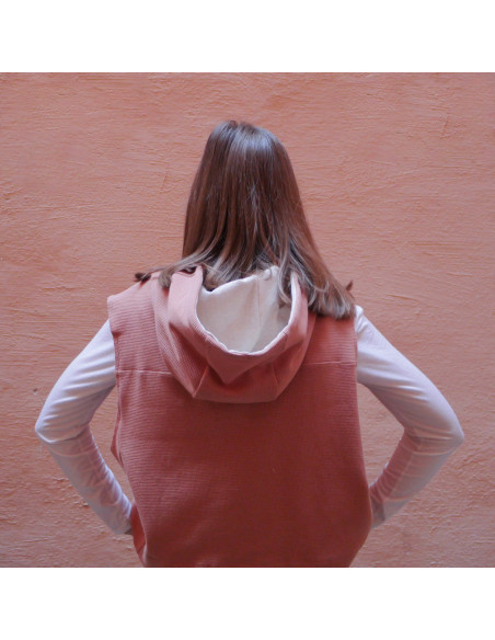 Vancouver cropped sweatshirt pattern - Ikatee