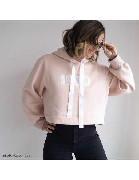 Vancouver cropped sweatshirt pattern - Ikatee