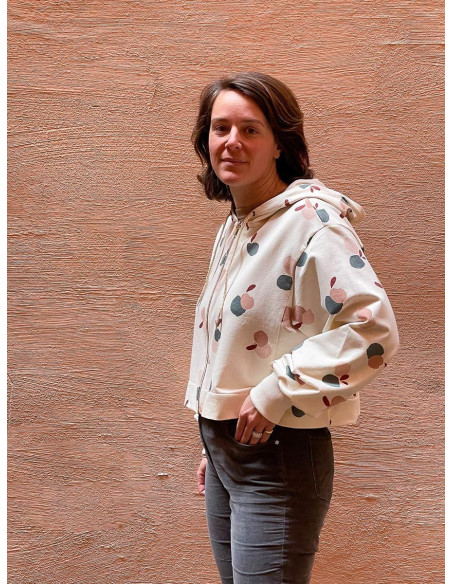 Vancouver cropped sweatshirt pattern - Ikatee