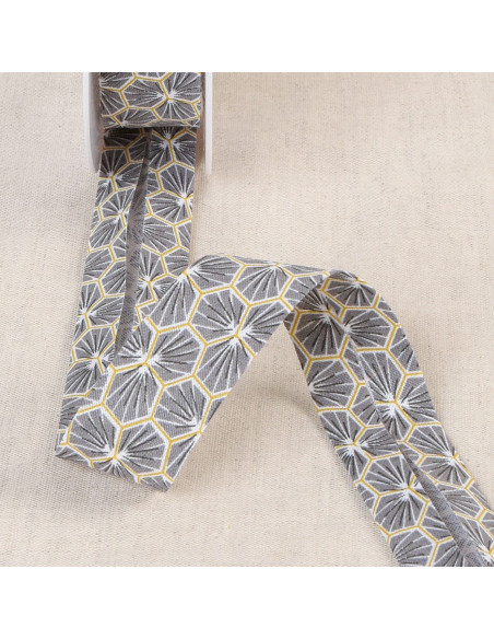 Honeycomb bias - Medium gray