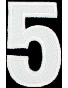 Iron-on patch number 5