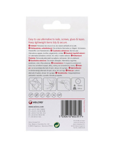 VELCRO® Brand Self-Adhesive Hook and Loop Squares 25mm x 24 White 2