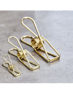 Metal clip box - Gold