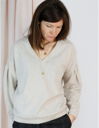 Horizon Sweatshirt, Sweater Pattern - Atelier Scämmit