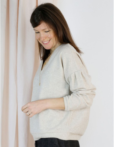 Horizon Sweatshirt, Sweater Pattern - Atelier Scämmit