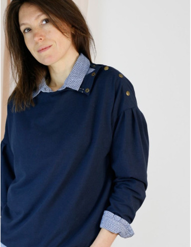 Horizon Sweatshirt, Sweater Pattern - Atelier Scämmit