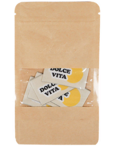 Set of 5 woven labels - Dolce vita
