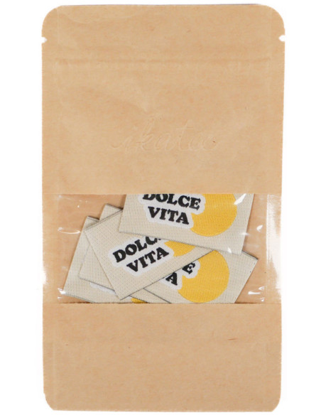 Set of 5 woven labels - Dolce vita
