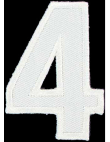 Iron-on patch number 4