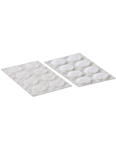 VELCRO® Brand self-adhesive hook and loop dots 16mm x 16mm white