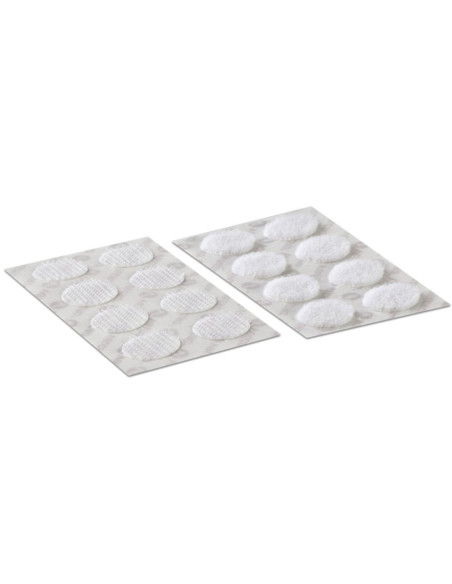 VELCRO® Brand self-adhesive hook and loop dots 16mm x 16mm white