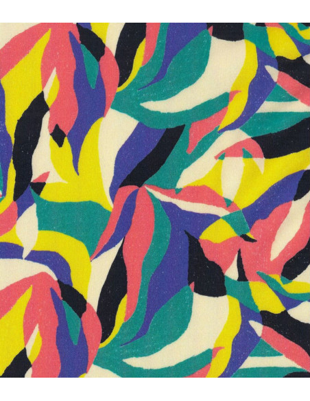 Viscose fabric Tamaris iris - Unique by Cousette