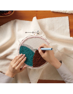 Clover punch needle drum 2