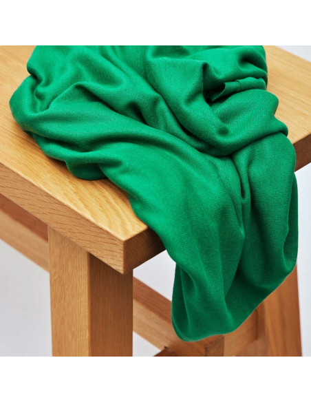 Knitted mesh fabric viscose - Grass green