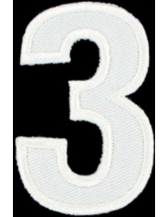Iron-on patch number 3