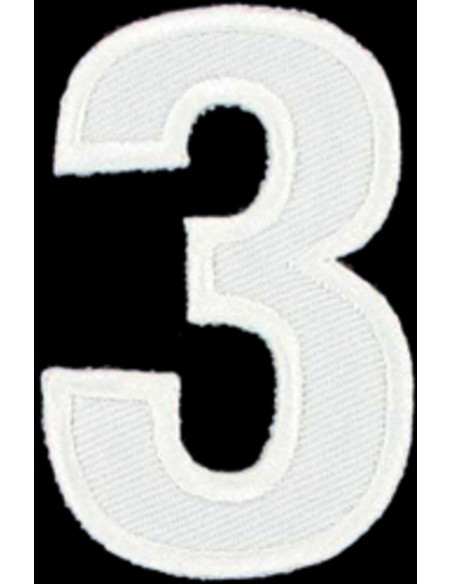 Iron-on patch number 3