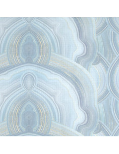 DMC 5.5 Aida fabric printed for embroidery - Blue Agate