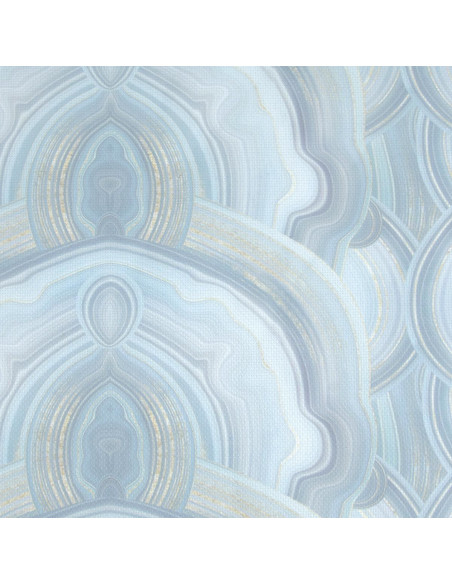 DMC 5.5 Aida fabric printed for embroidery - Blue Agate
