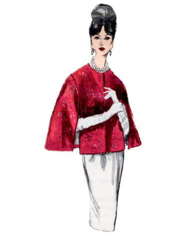 Cape pattern - Vogue 1838
