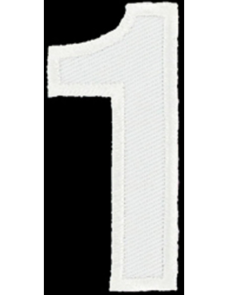 Iron-on patch number 1
