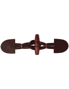 Brandenburg duffle coat tannery - Dark brown