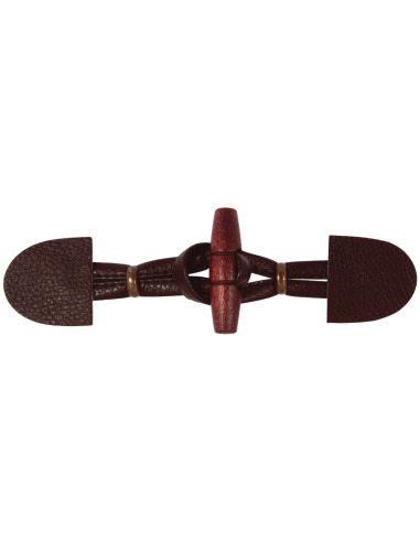 Brandenburg duffle coat tannery - Dark brown