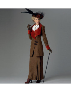 Jacket, bib, and skirt pattern - Butterick 6108