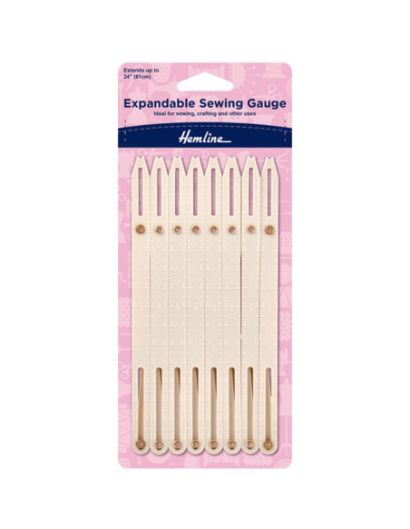 Measuring rule for plastic buttonholes