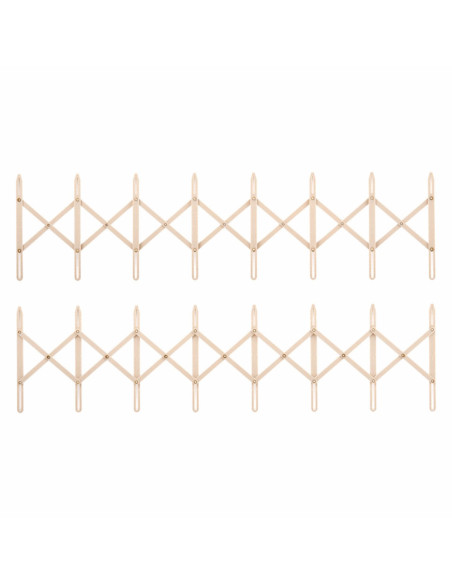 Measuring rule for plastic buttonholes