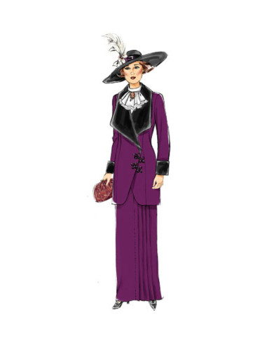 Jacket, bib, and skirt pattern - Butterick 6108