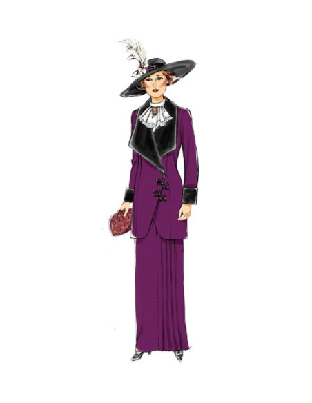 Jacket, bib, and skirt pattern - Butterick 6108