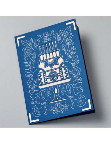 Set of 8 cards with R20 Foil Cameron Cricut envelopes