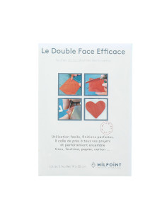 Double-sided sticky sheets - 14 x 20 cm