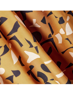 Shadow Ochre Viscose Modal Fabric - Atelier Brunette