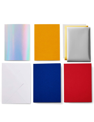 Set of 12 cards with envelopes R40 Special Foil Celebration Cricut